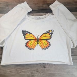 Fashion Nova crop top long sleeve and short sleeve bundle